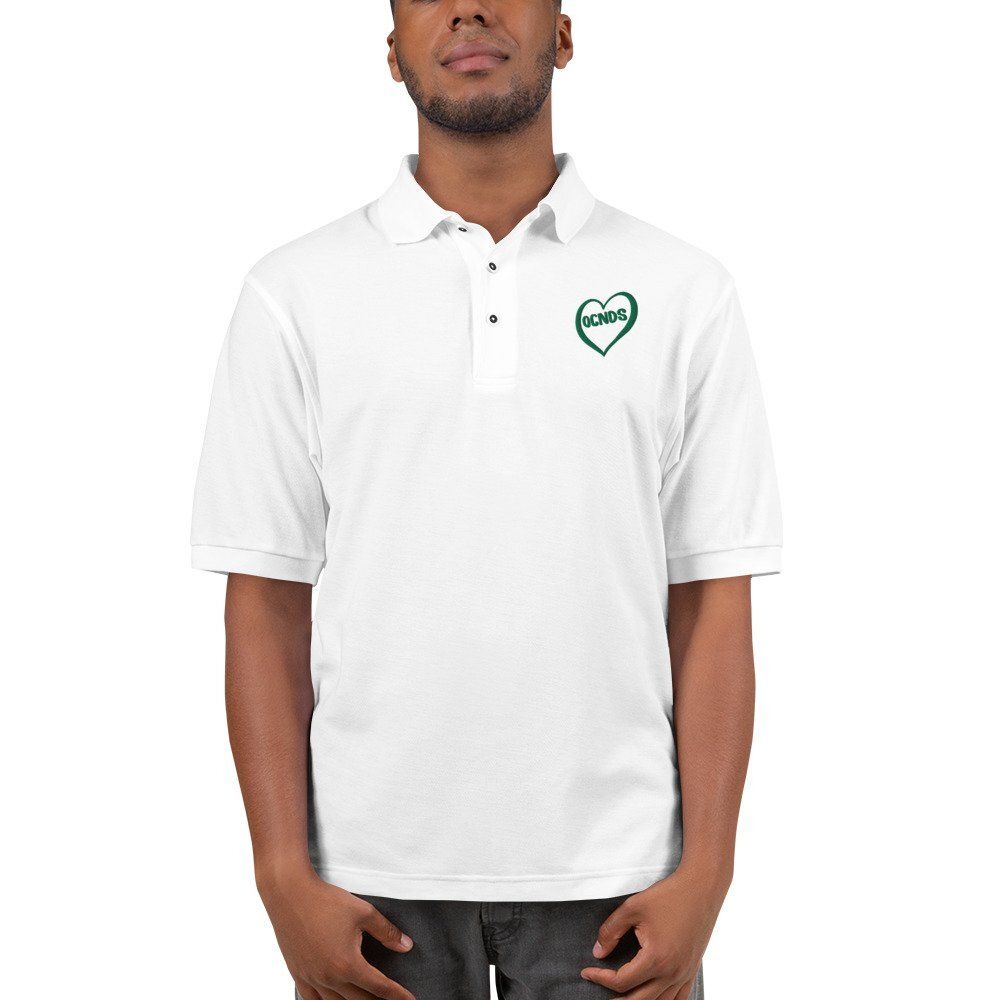 White Heart Polo Shirt
