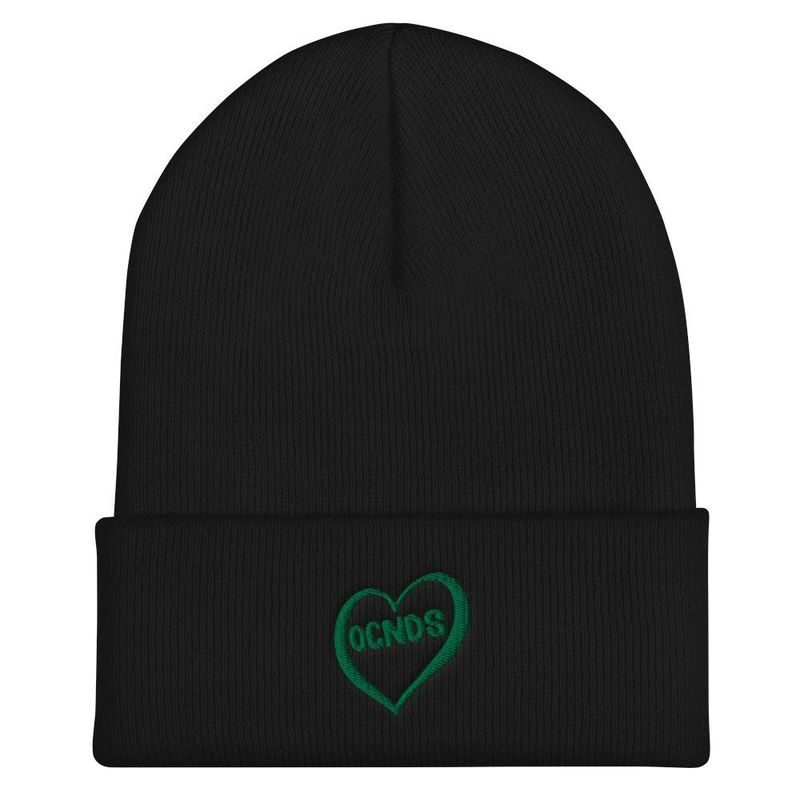Black Heart Beanie