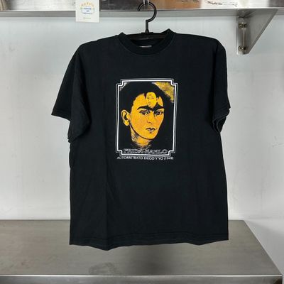 Frida Kahlo Diego Y Yo Mexican Artist Large Black T-shirt