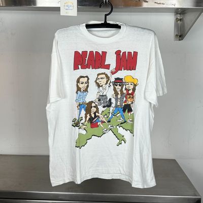 90s Pearl Jam Band World Tour Concert Promo XL single stitch T-shirt