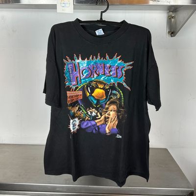 90s Charlotte Hornets Invasion Graphic NBA Salem Sportswear single stitch T-shirt