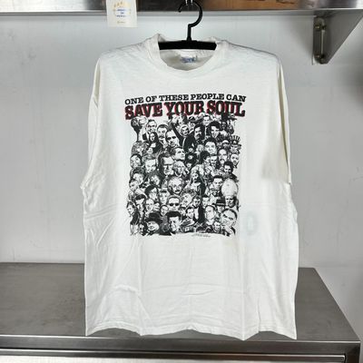 1992 One of these People can save your Soul Religion XL single stitch T-shirt
