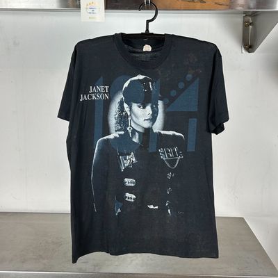 1990 Janet Jackson Rhythm Nation Tour Concert Large single stitch T-shirt
