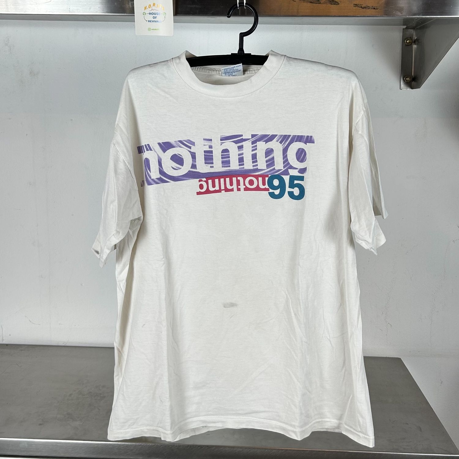 1995 Nine Inch Nails Nothing Records Band XL All Sport single stitch T-shirt