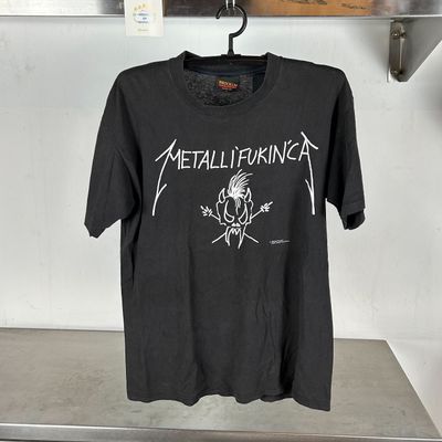 1993 Metallica Metallifuckinca Rock Band Brockum Large T-shirt