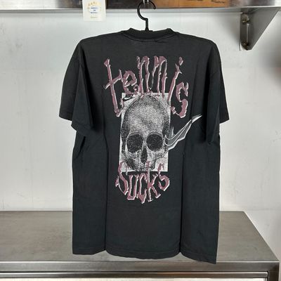 90s Nike Tennis Sucks Graphic Large Single Stitch Distressed T-shirt
