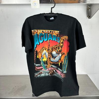 1994 Jacksonville Jaguars Salem Sportswear Superheroes NFL single stitch T-shirt
