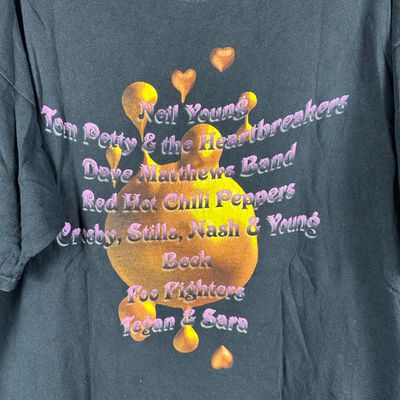 2000 Bridge School Benefit Concert single stitch T-shirt with Red Hot Chili Peppers, Foo Fighters &amp; More