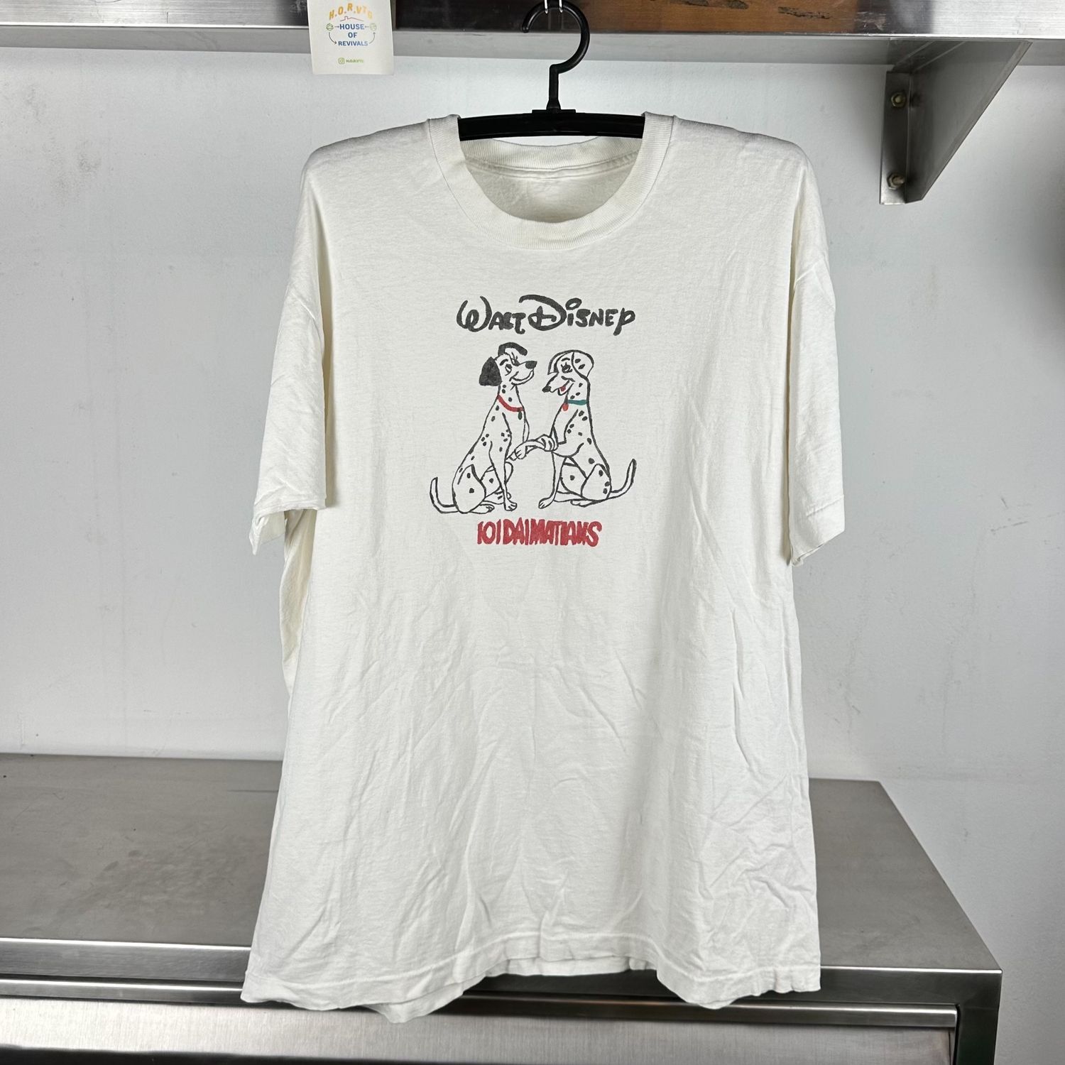 90s 101 Dalmatians Disney Cartoon Movie Promo XL single stitch T-shirt