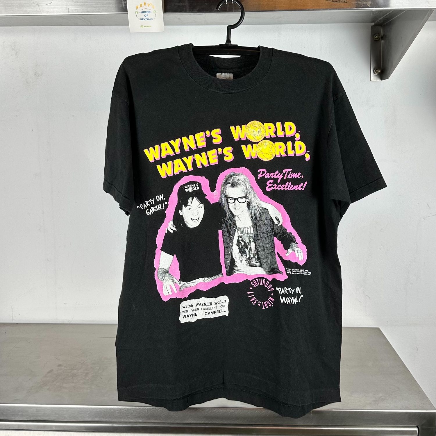 1991 Wayne’s World Movie Promo Large single stitch T-shirt