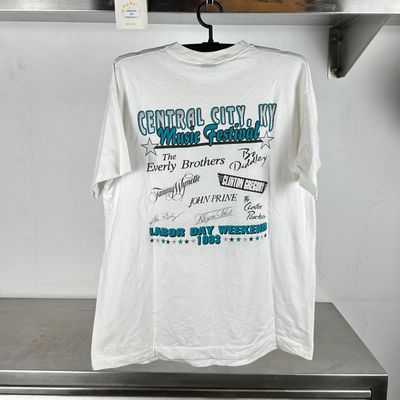 1993 Central City Music Festival Concert John Prine The Everly Brothers single stitch T-shirt