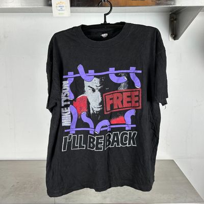 90s Free Mike Tyson I’ll Be Back Boxing single stitch T-shirt