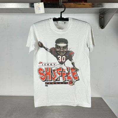 1987 The Ickey Shuffle Cincinnati Bengals NFL Caricature single stitch T-shirt
