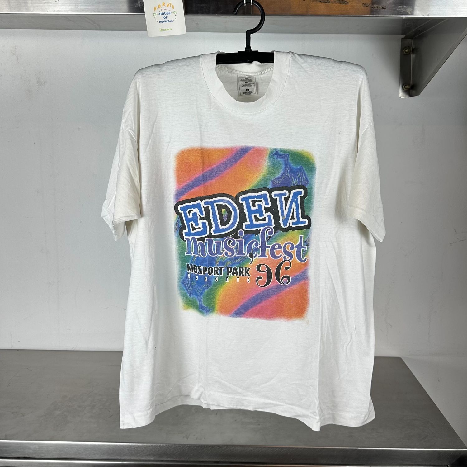 1996 EDEM Musicfest The Cure The Tragically Hip Bush Spin Doctors Concert single stitch T-shirt