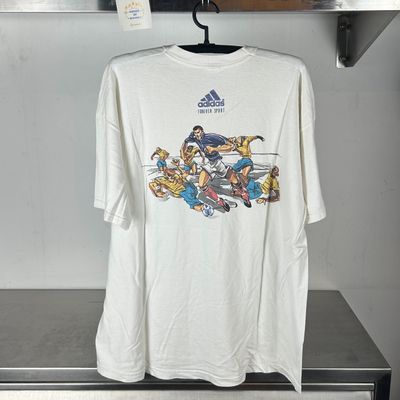 2000s Adidas Predator Zinedine Zidane Soccer Promo T-shirt