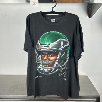 90s Randall Cunningham Philadelphia Eagles Big Face NFL single stitch T-shirt