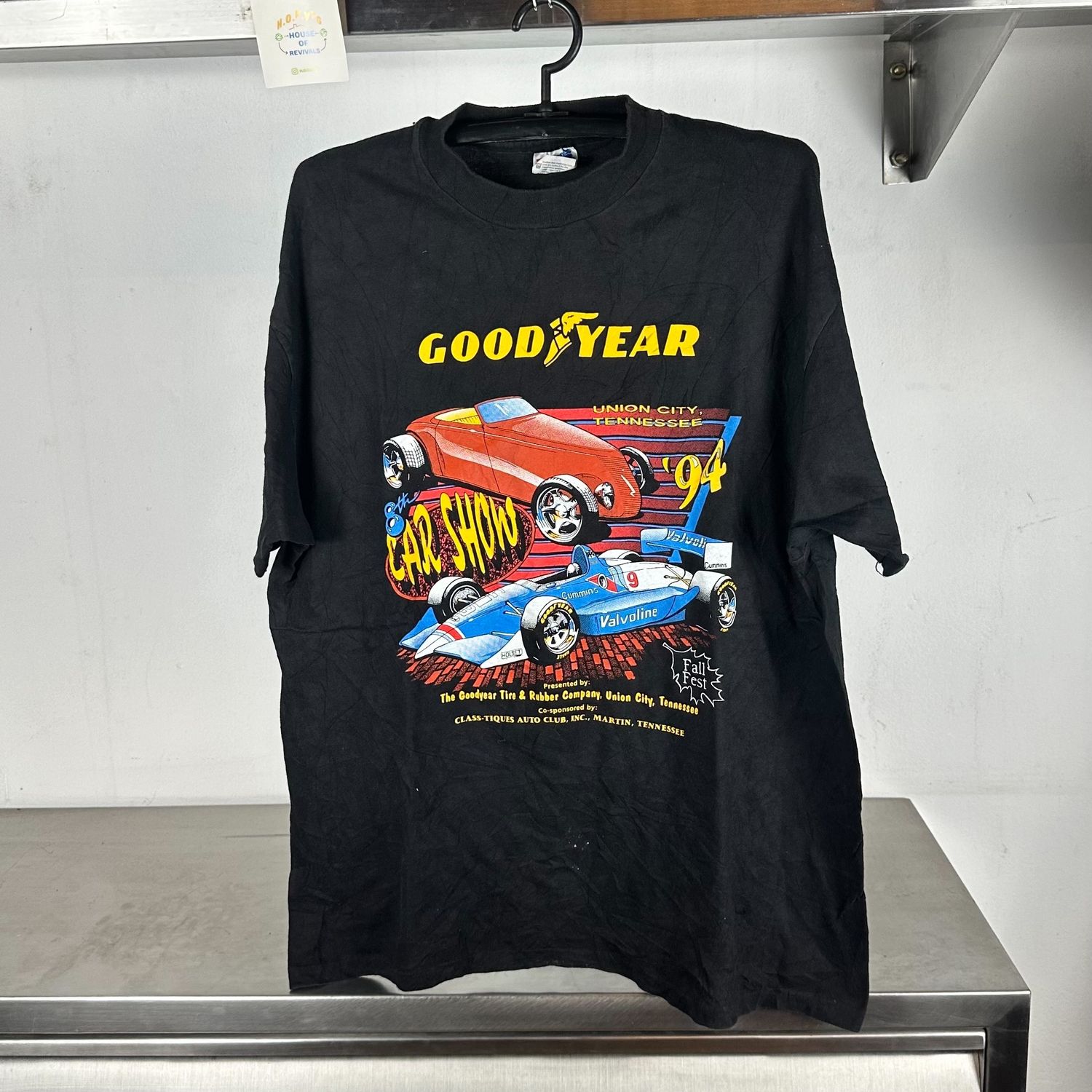 1994 Goodyear Tire Car Show Promo XL single stitch T-shirt