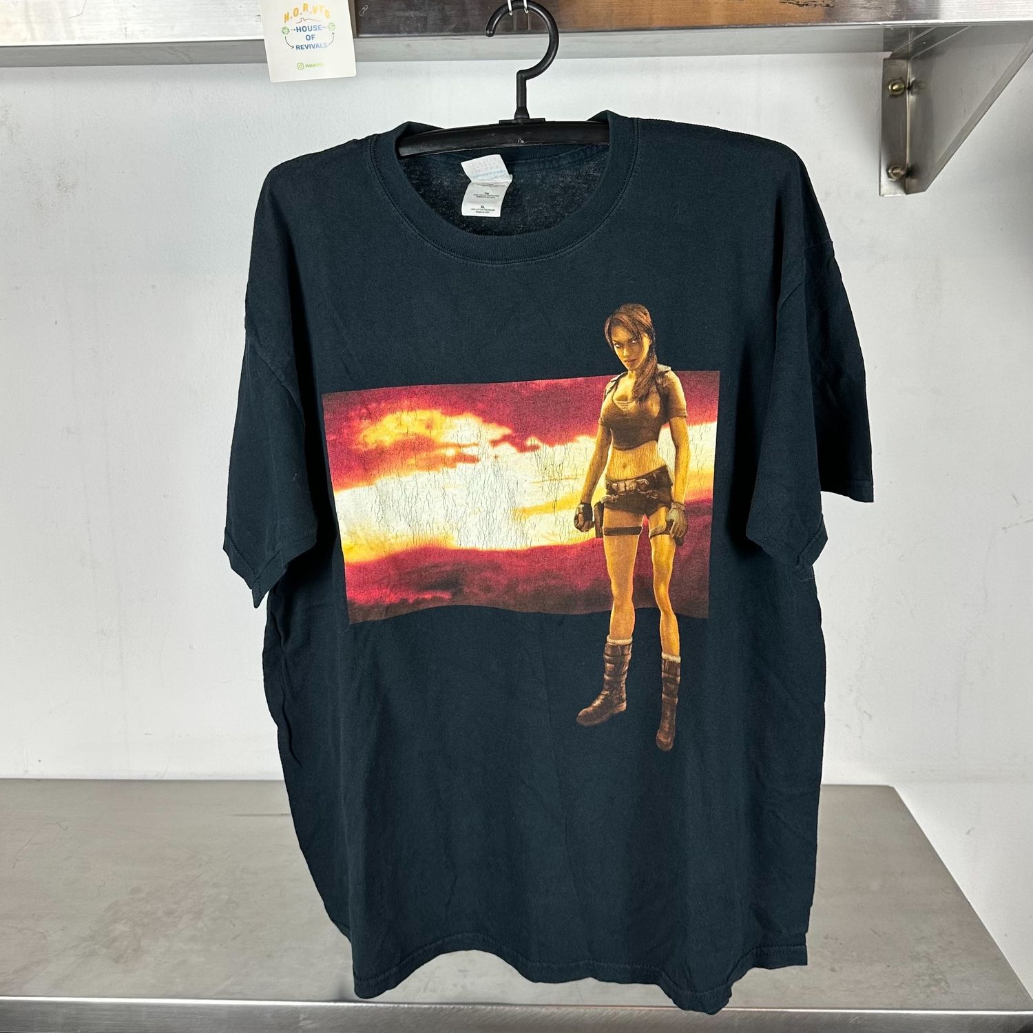 ​2005 Tomb Raider Legend Lara Croft Video Game Promo T-shirt