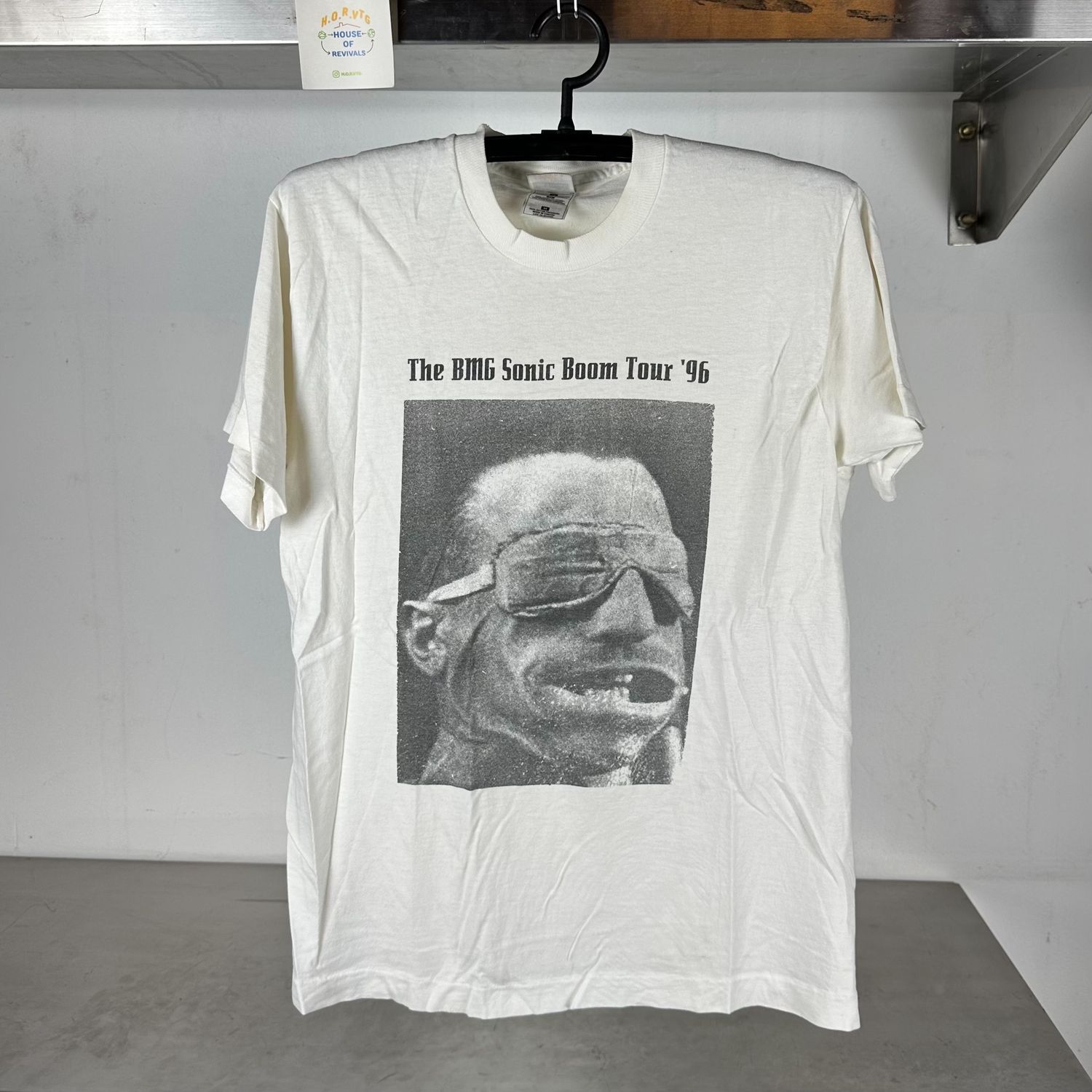 1996 The BMG Sonic Boom Tour Music Promo single stitch T-shirt