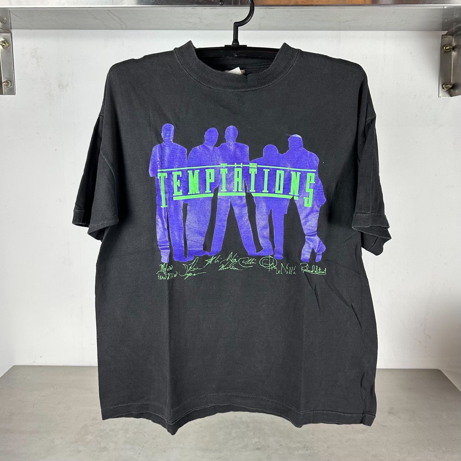 The Temptations R&amp;B Soul Music Group single stitch T-shirt