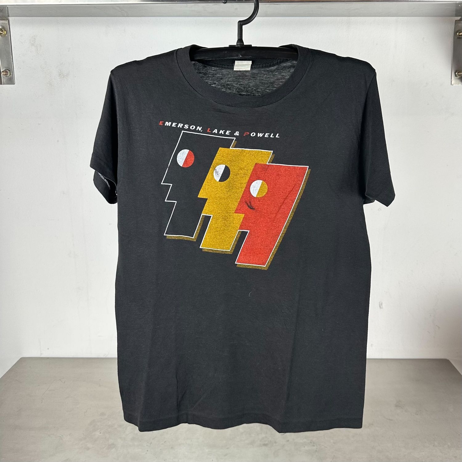 1986 Emerson, Lake and Powell Everyone Knows the Score Rock Band single stitch T-shirt