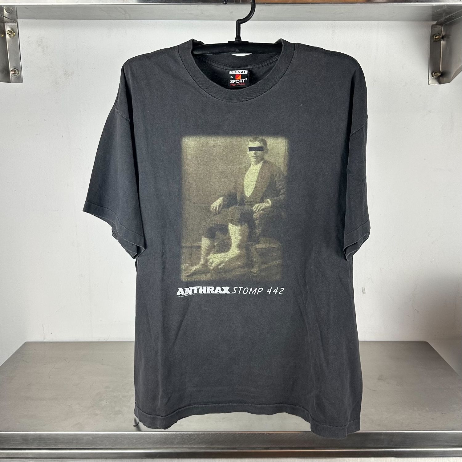 1995 Anthrax Stomp 442 Album Promo Thrash Metal Band single stitch T-shirt