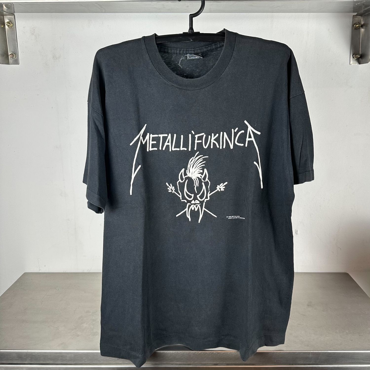 1993 Metallica Metallifuckinca No Where Else to Roam Europe Tour Rock Band single stitch T-shirt