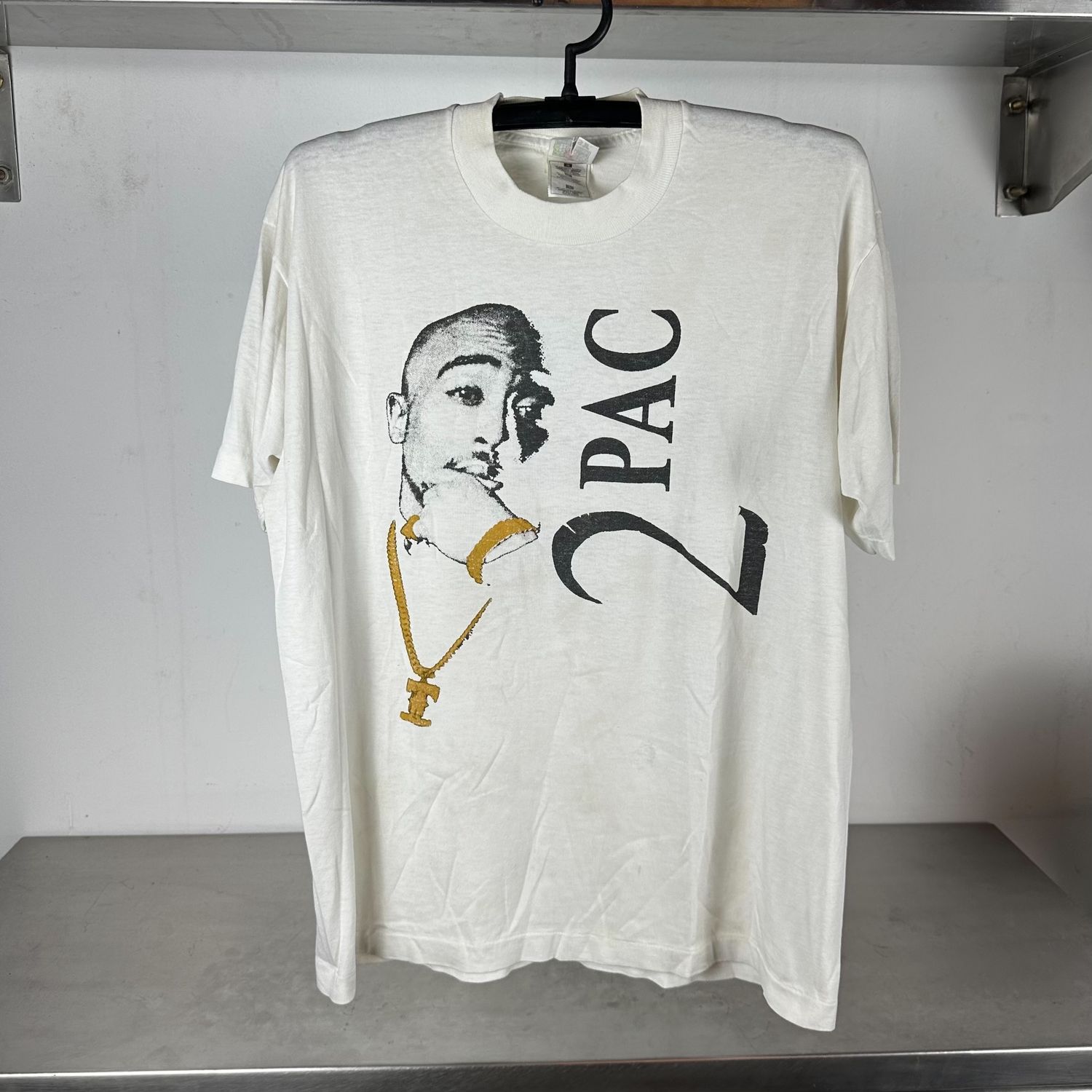 90s 2Pac Tupac Shakur I Ain’t Mad at Ya Hip Hop Rap single stitch T-shirt