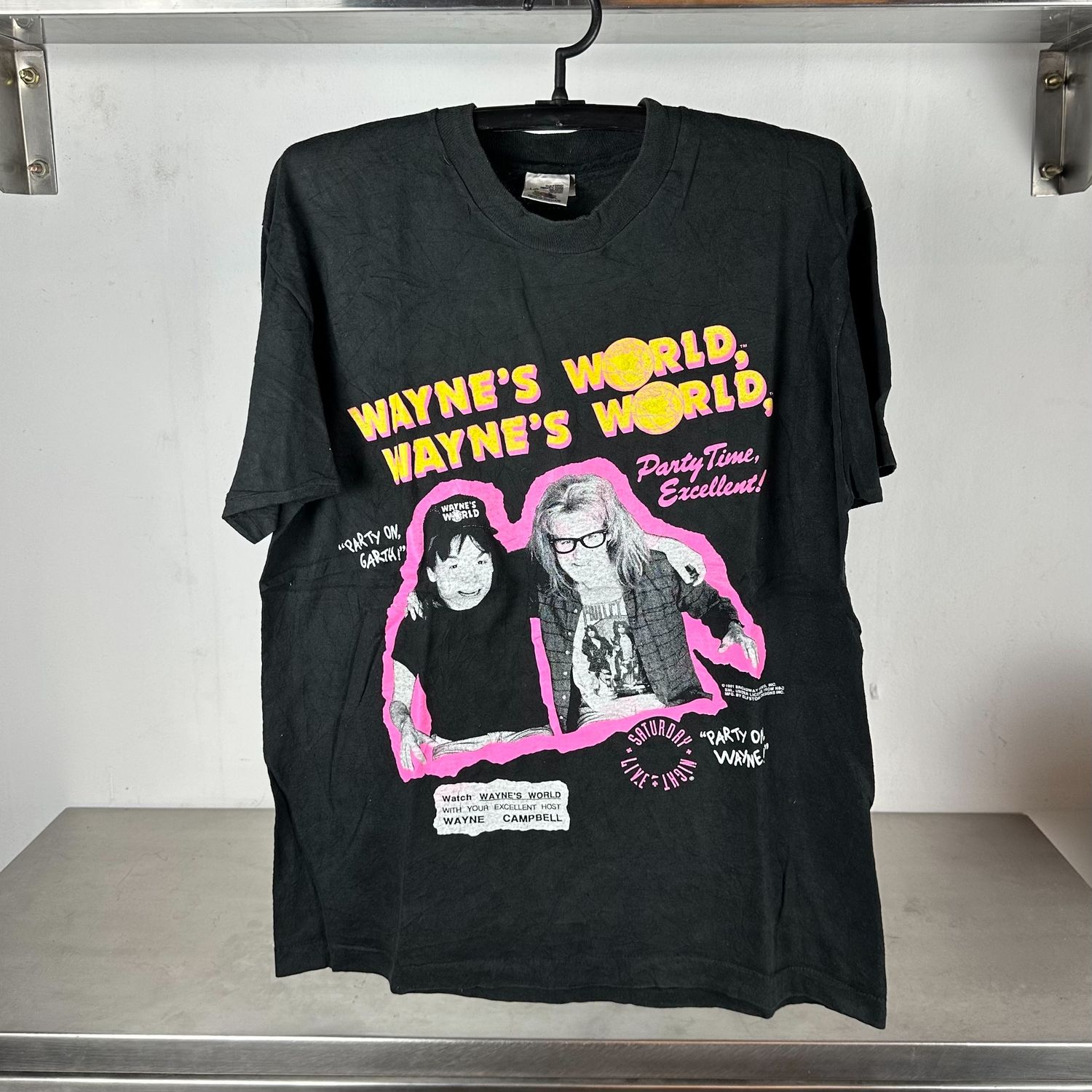 1991 Wayne’s World Movie Promo Large single stitch T-shirt