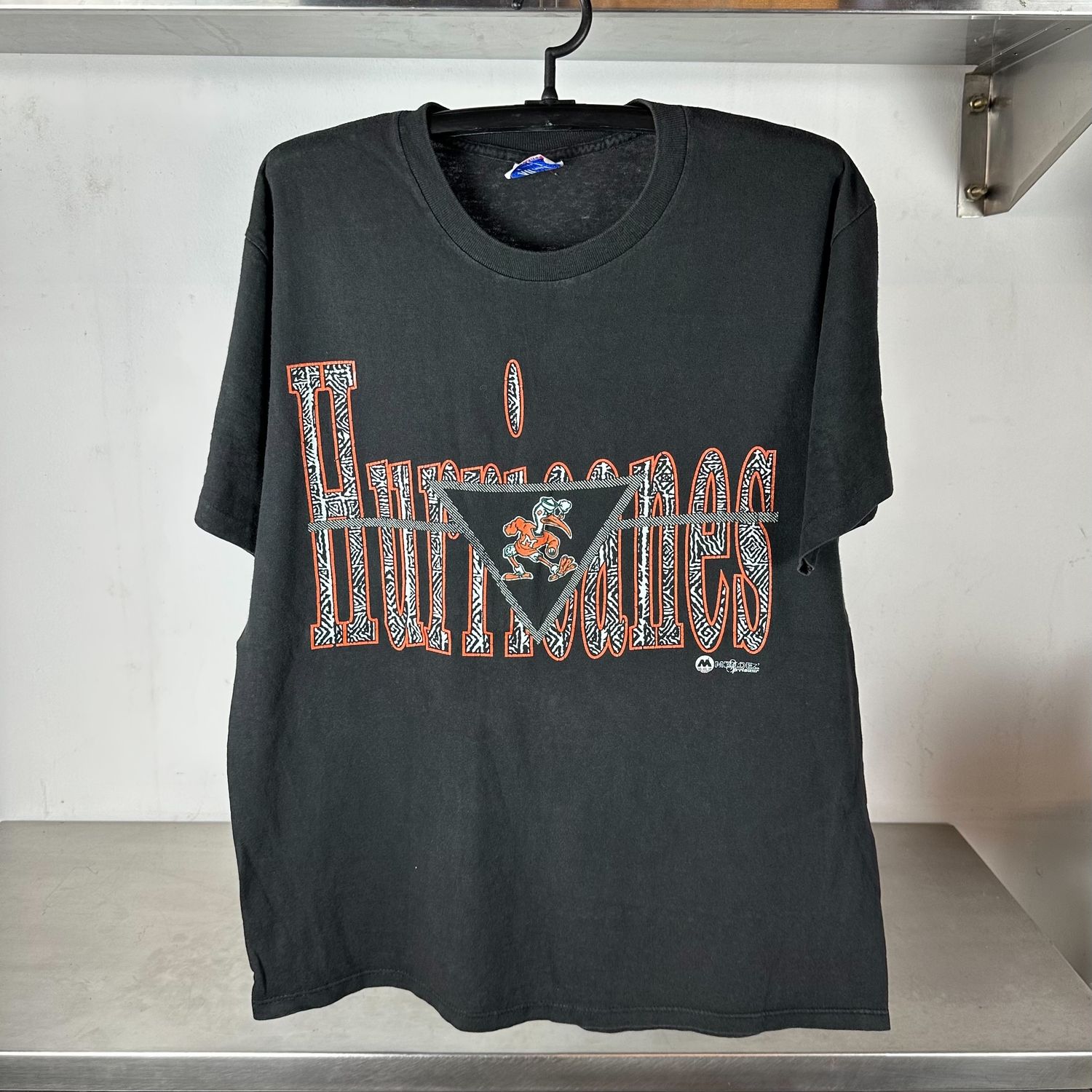90s University of Miami Hurricanes NCAA single stitch T-shirt
