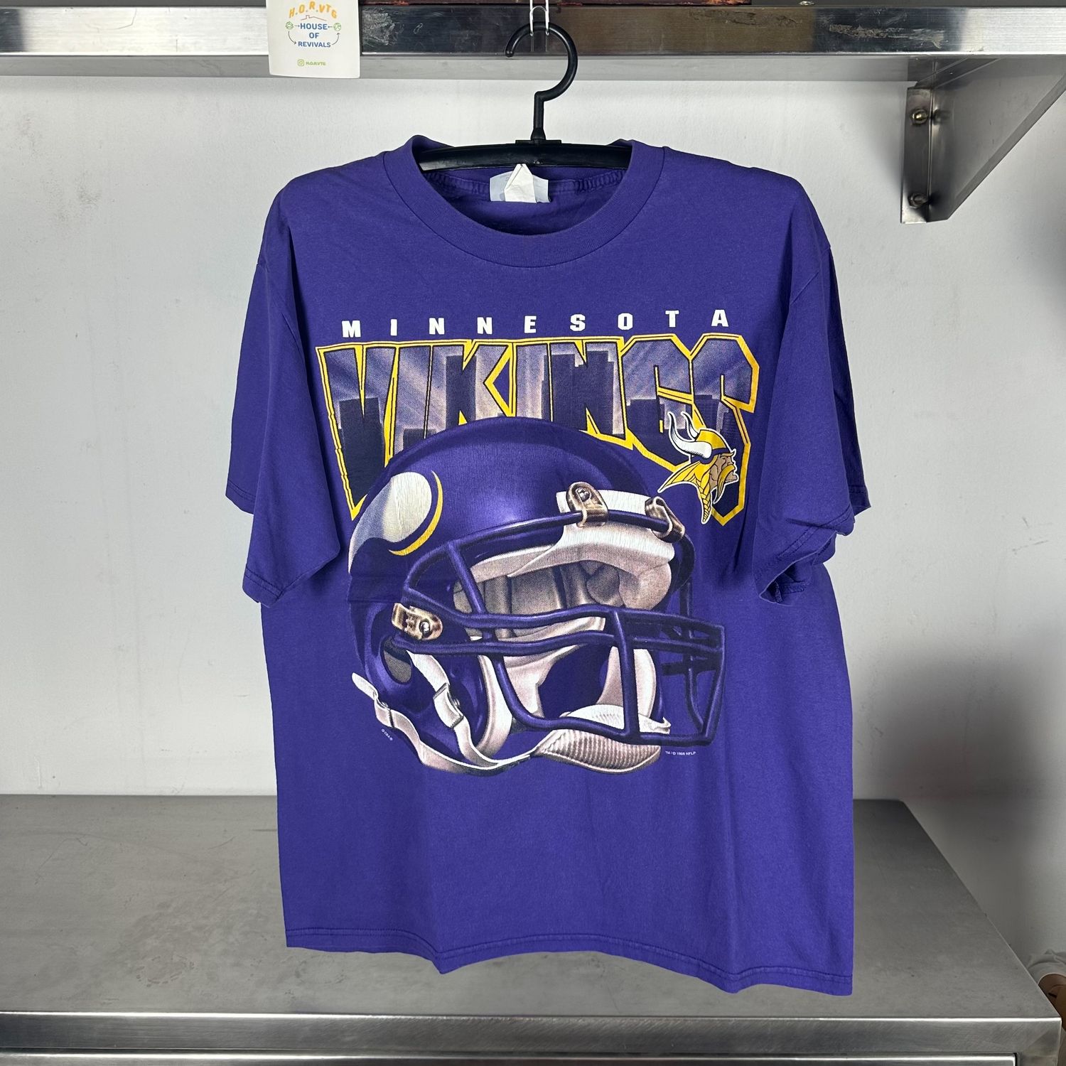 1998 Minnesota Vikings Football Helmet NFL T-shirt