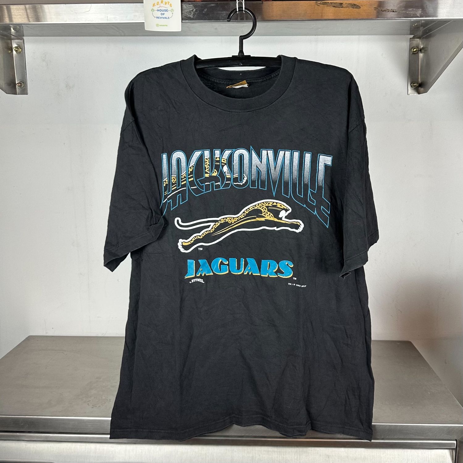 1993 Jacksonville Jaguars NFL Nutmeg XL T-shirt