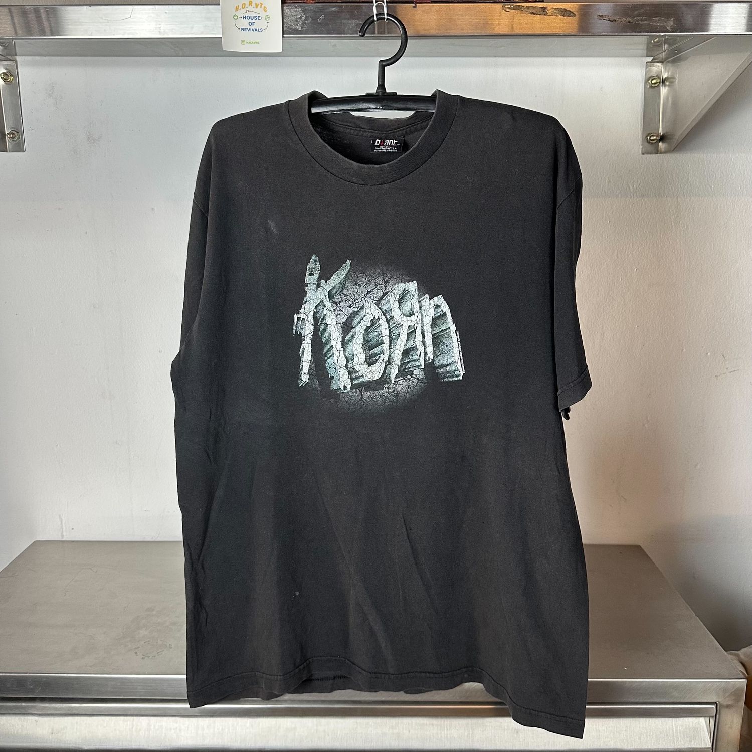 2000 Korn Alternative Metal Band Giant Tag T-shirt