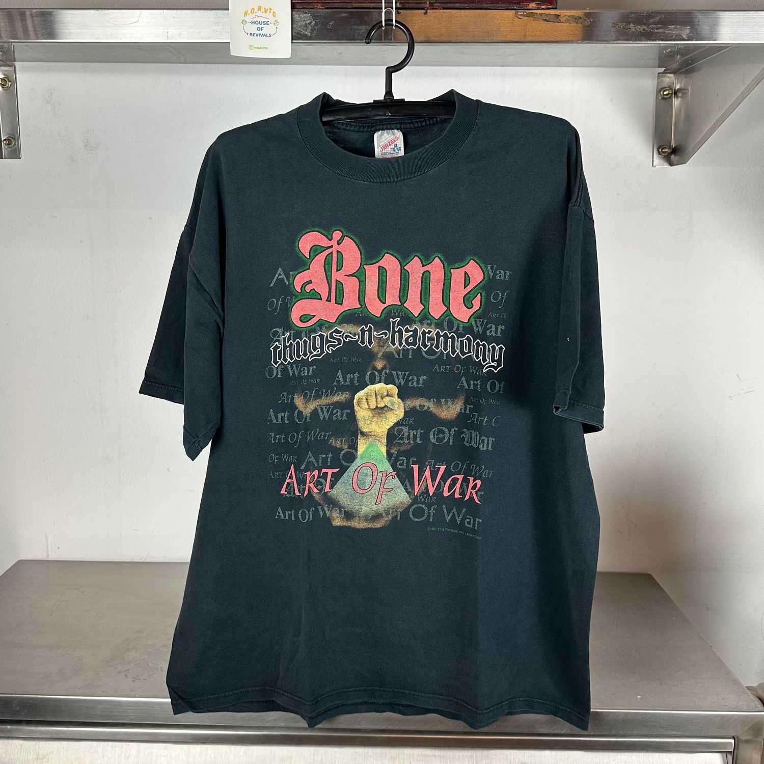 1997 Bone Thugs N Harmony Art of War Hiphop Group Rap T-shirt