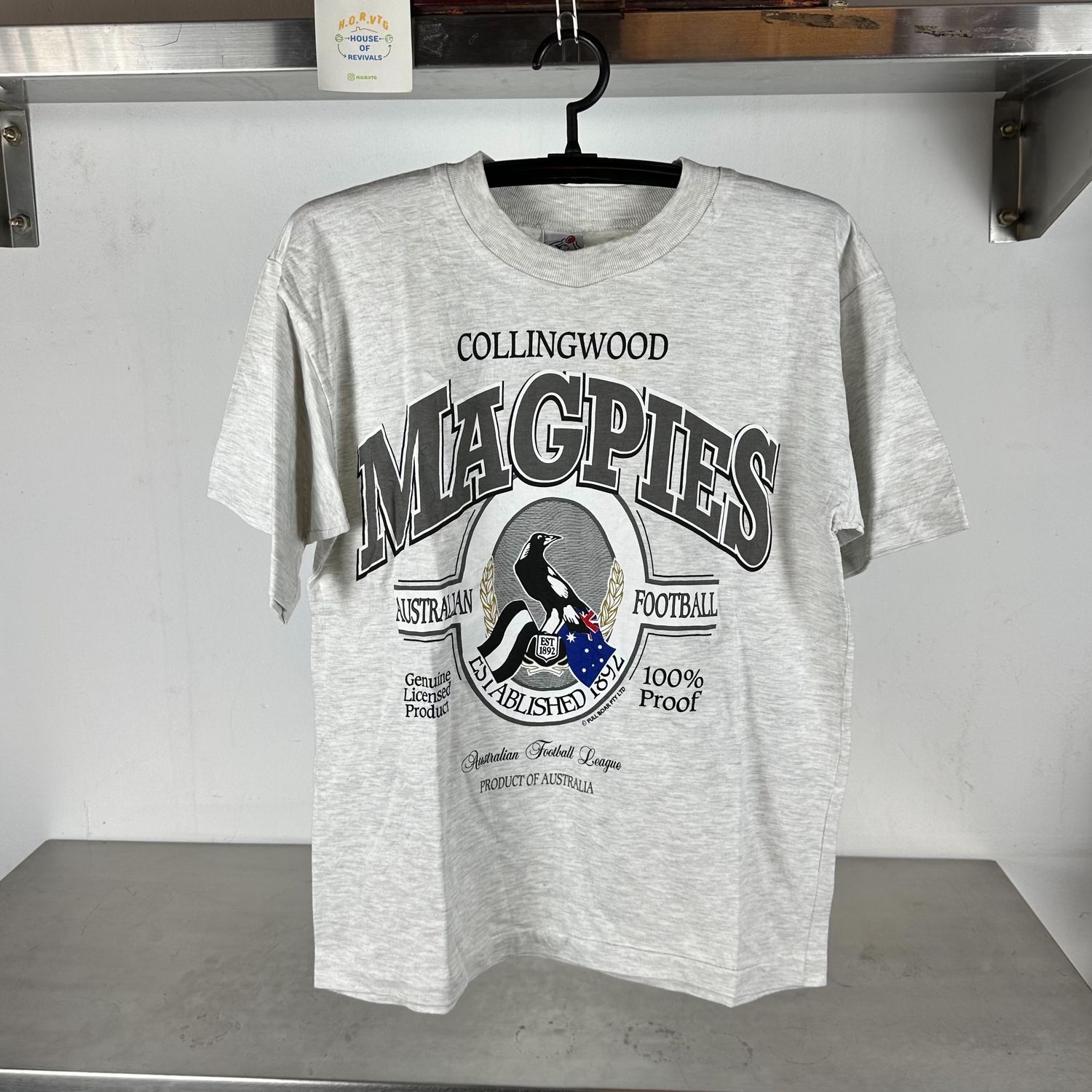 ​Vintage 90s Collingwood Magpies Australian Football AFL single stitch T-shirt
