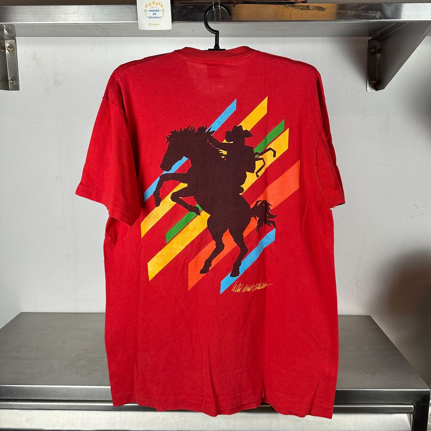 ​Vintage 90s Marlboro Cigarettes Wild West Pocket XL single stitch T-shirt