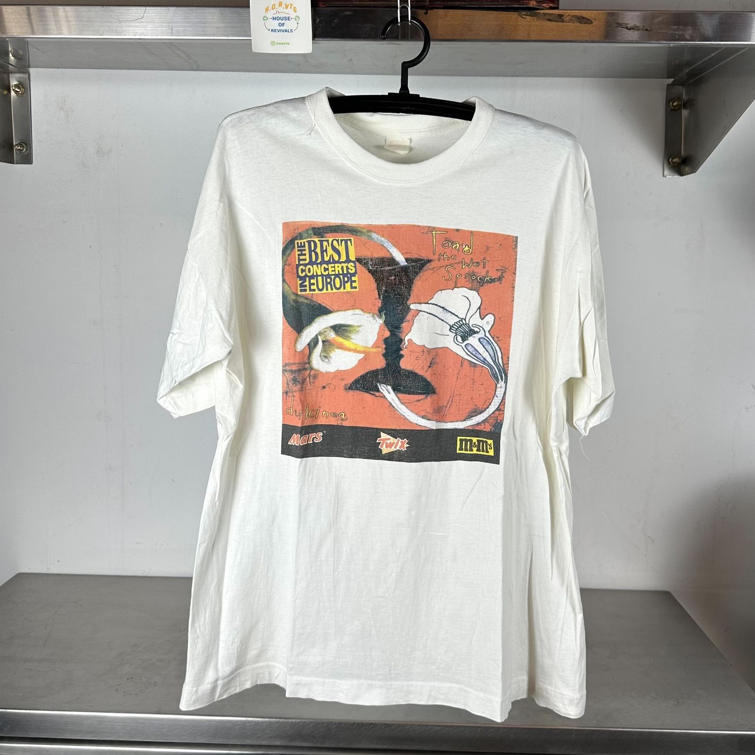 ​Vintage 90s Toad the Wet Sprockets Dulcinea Europe Tour Band Concert Promo XL T-shirt