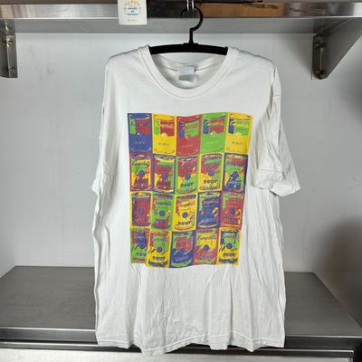 ​Vintage 90s Andy Warhol Campbell’s Soup Can Artwork Hanes XL T-shirt