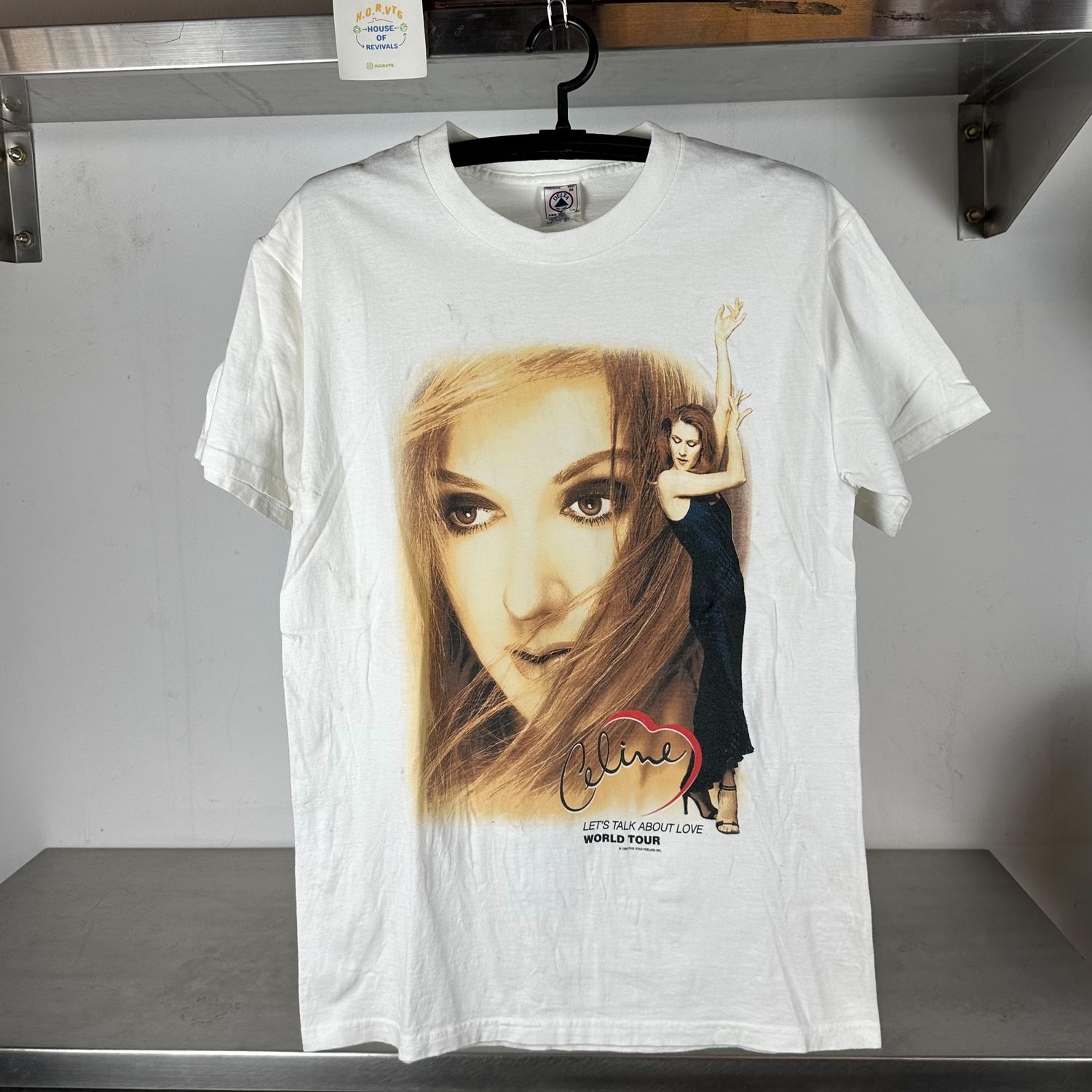 ​Vintage 1999 Celine Dion Let’s Talk About Love World Tour Concert Promo Medium T-shirt