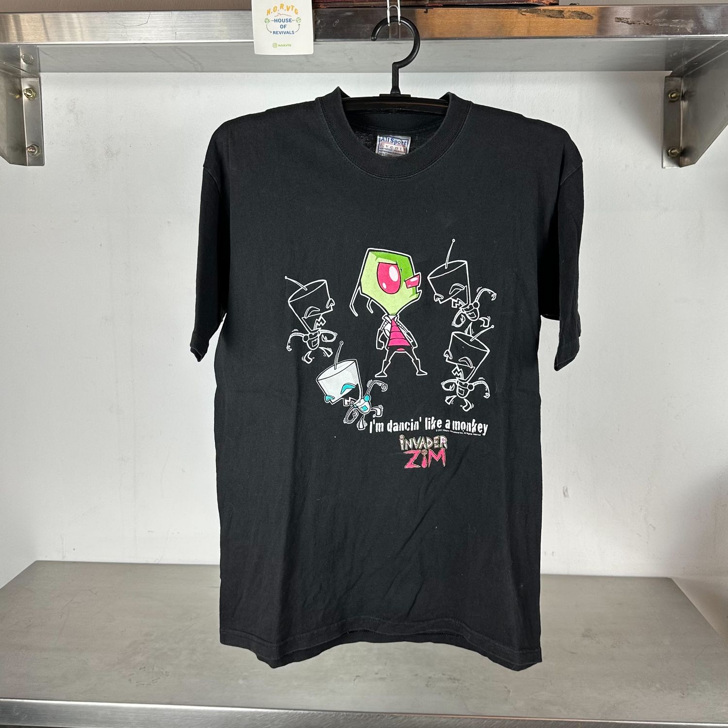 ​Vintage 2001 Invader Zim I’m Dancing Like a Monkey TV Show Promo Medium T-shirt