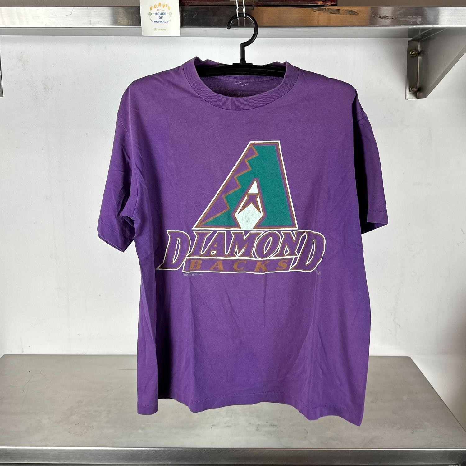 ​Vintage 1995 Arizona Diamondbacks Baseball Logo MLB Large single stitch T-shirt