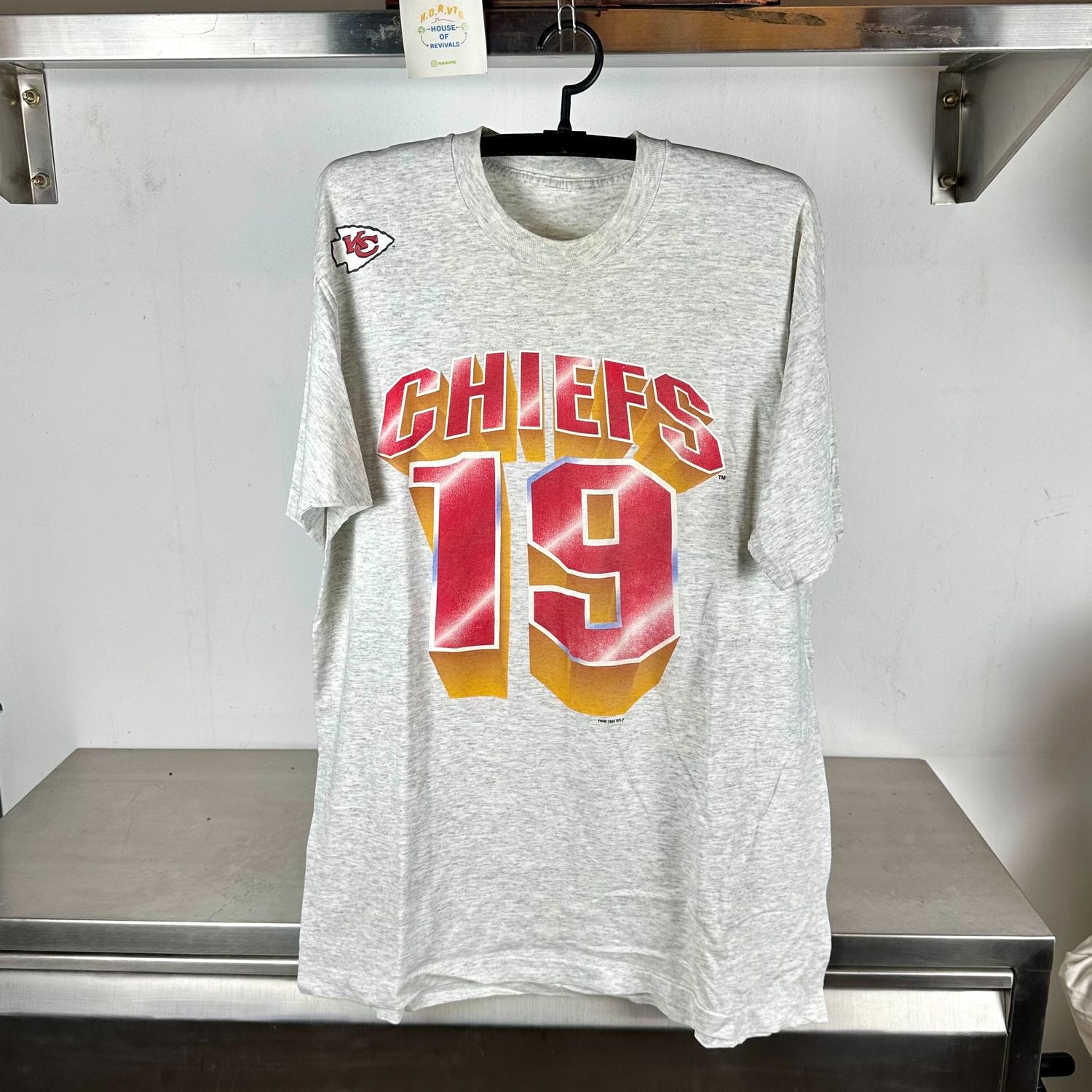 ​Vintage 1994 Joe Montana Kansas City Chiefs NFL 2XL single stitch T-shirt
