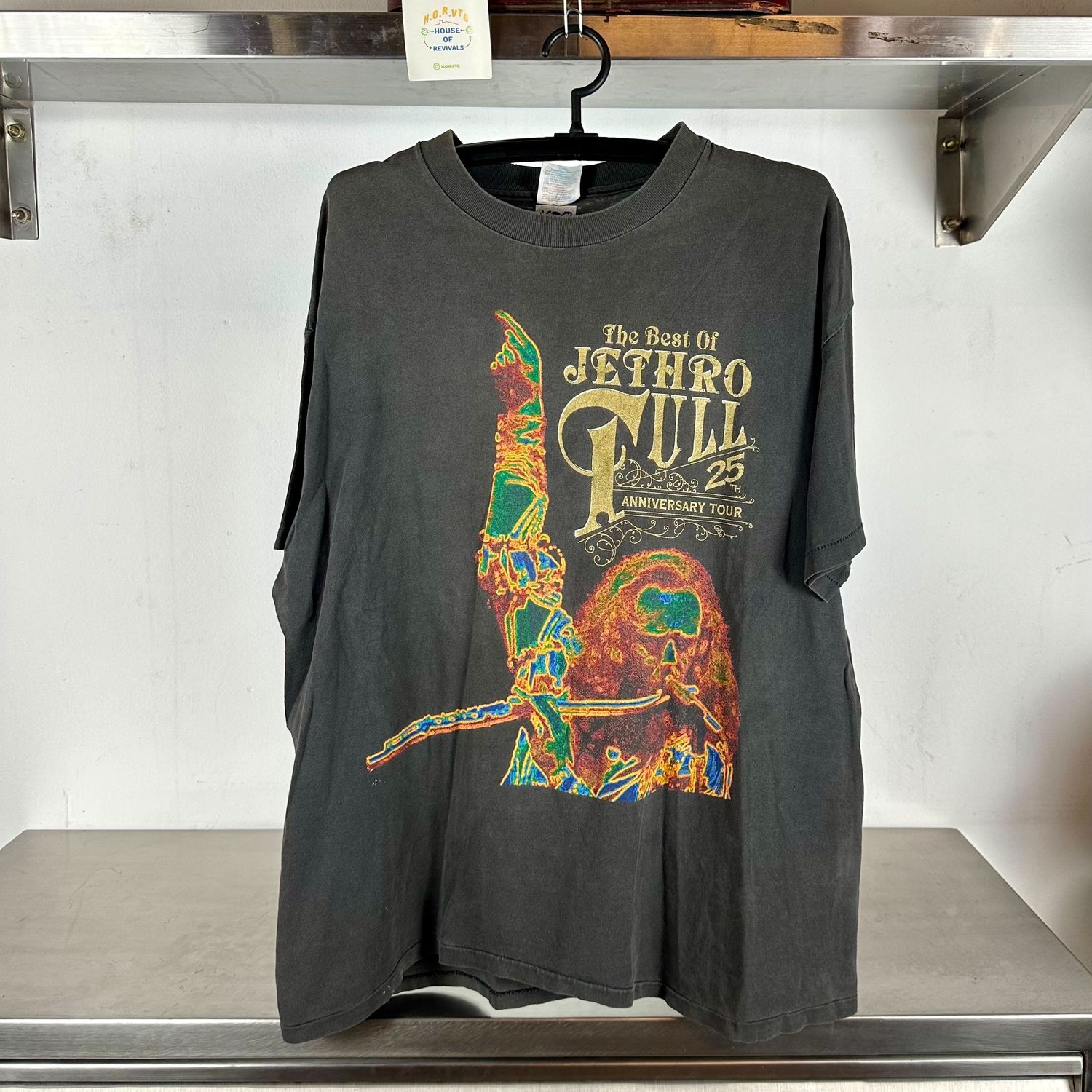 ​Vintage 1993 Jethro Tull The Best of Jethro Tull Rock Band Tour XL single stitch T-shirt