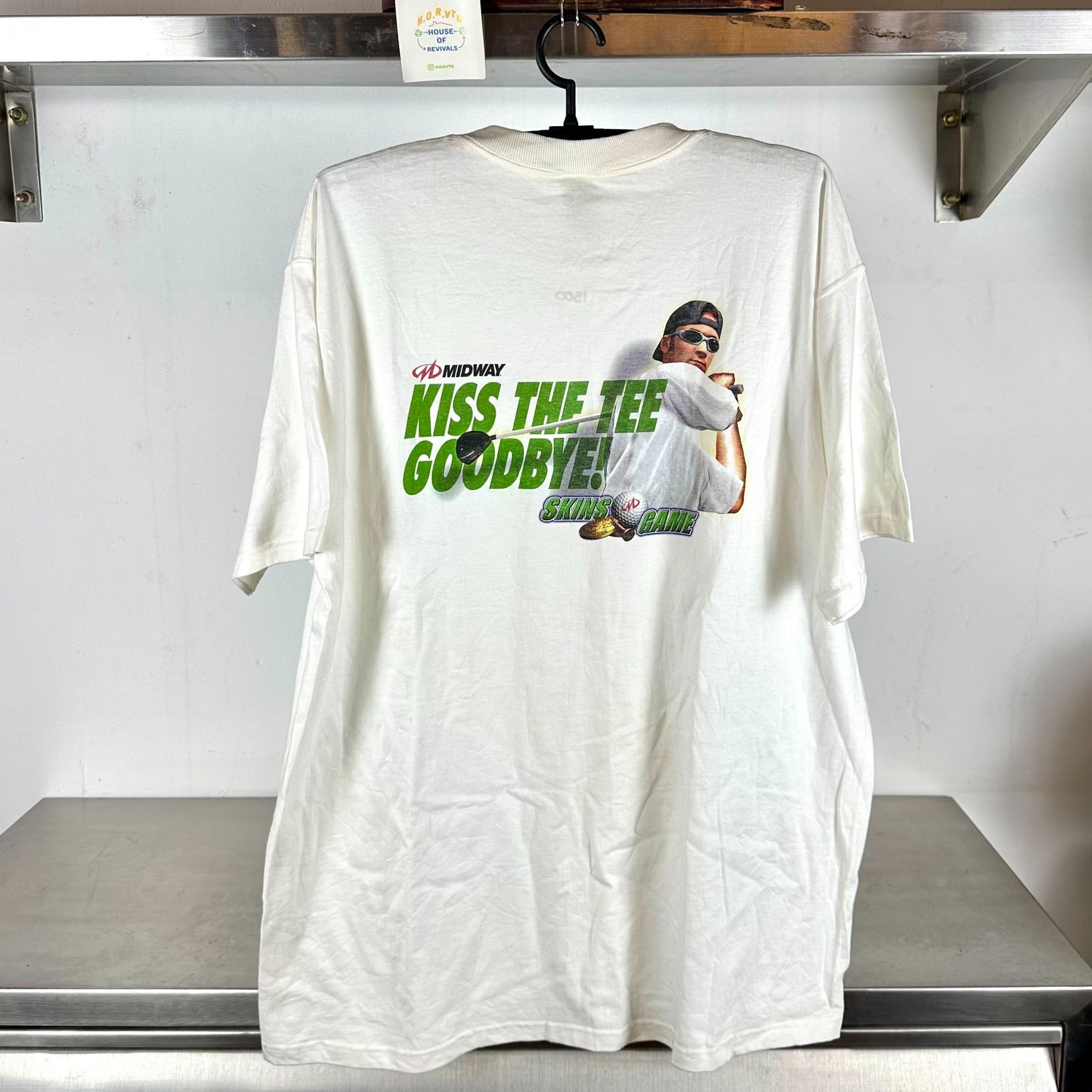​Vintage 2000 Skins Game Midway Golf Arcade Video Game Promo XL T-shirt