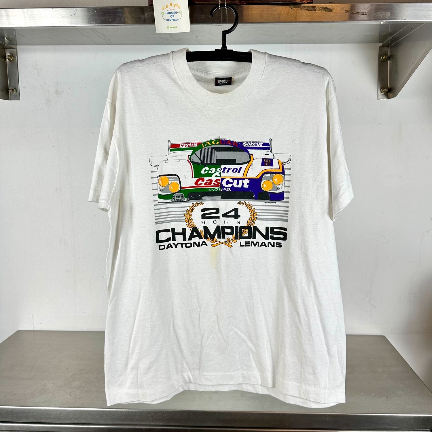 ​Vintage 1988 Jaguar Le Mans Daytona Champions XL single stitch T-shirt