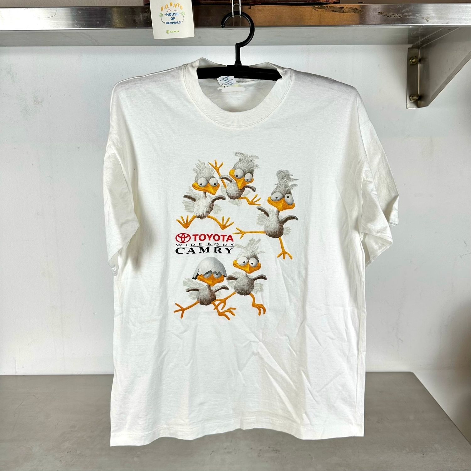 ​Vintage 90s Toyota Camry Wide Body Art Promo Medium single stitch T-shirt