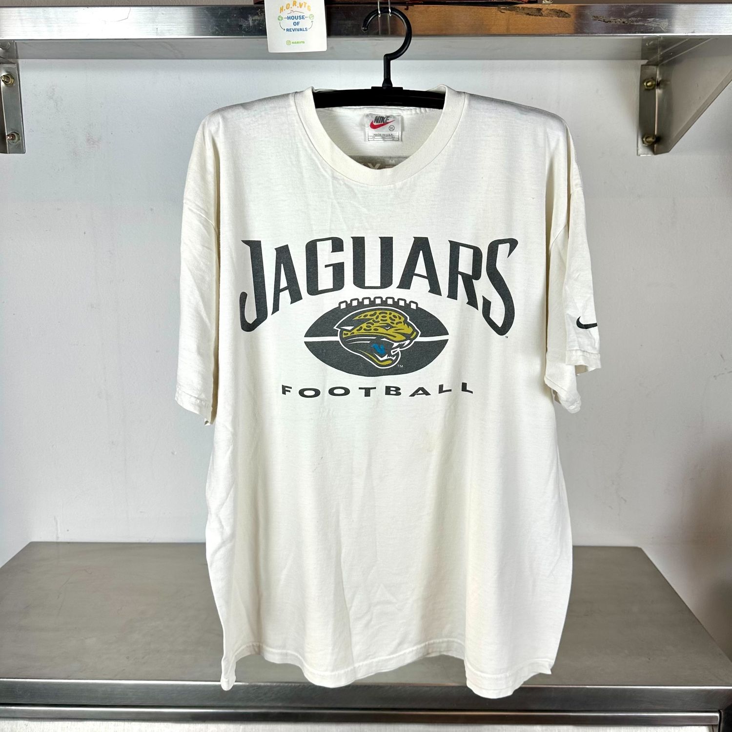 Vintage 90s Nike Jacksonville Jaguars Football NFL XL T-shirt