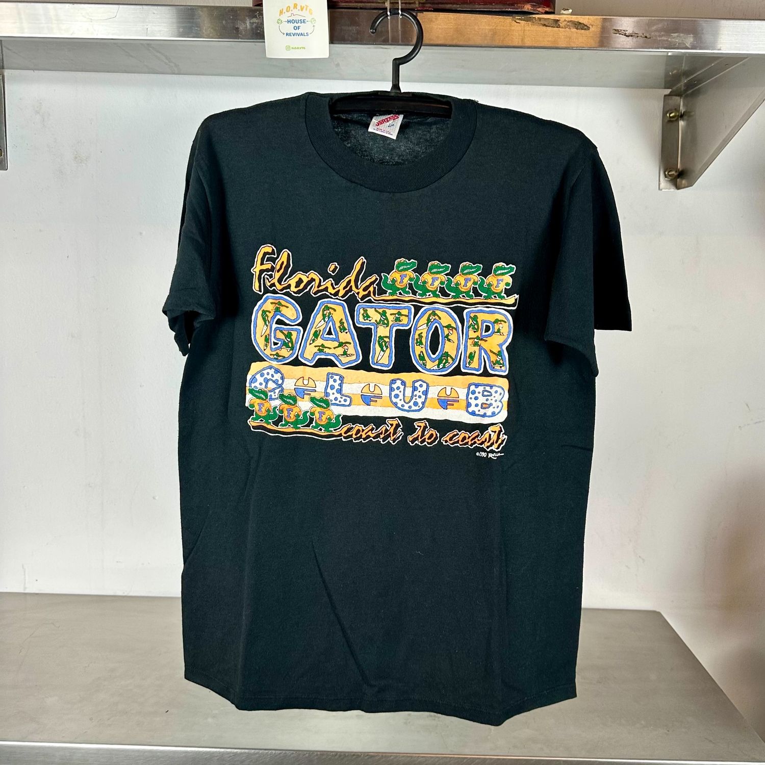 ​Vintage 1990 Florida Gators Club Coast to Coast NCAA Large T-shirt