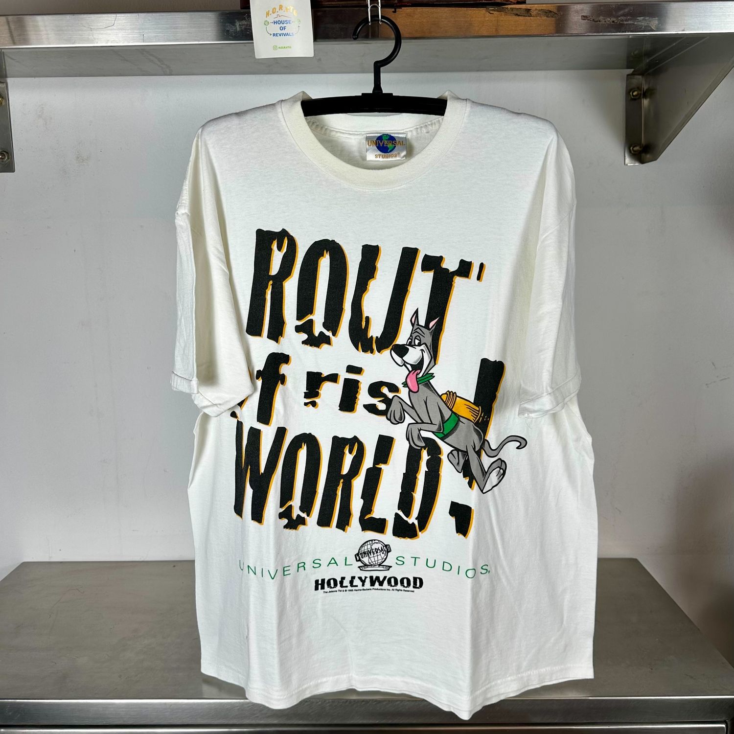 ​Vintage 1995 Astro The Jetsons Universal Studios Rout of ris World! XL single stitch T-shirt