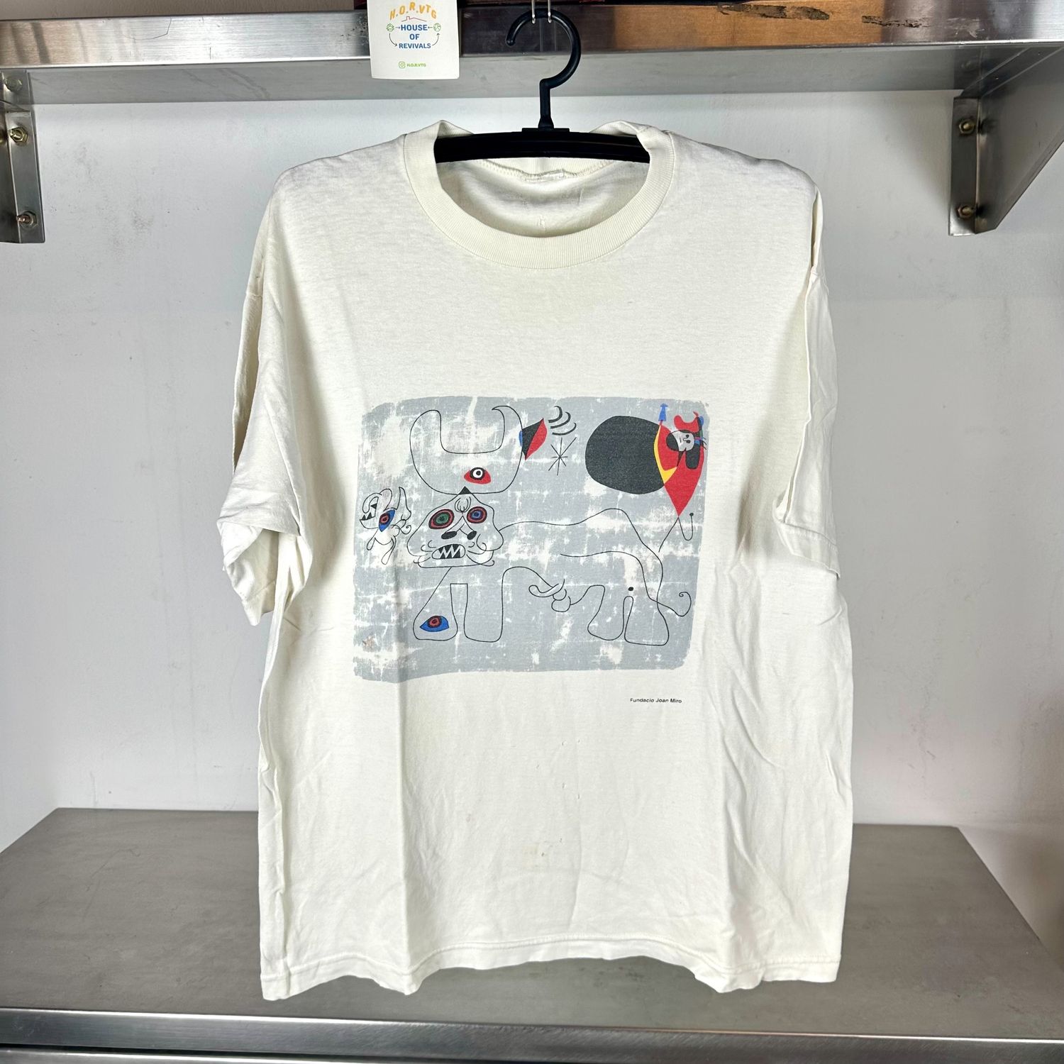 ​Vintage 90s Joan Miro Spanish Abstract Art T-shirt